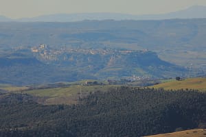 Una vista di Orvieto