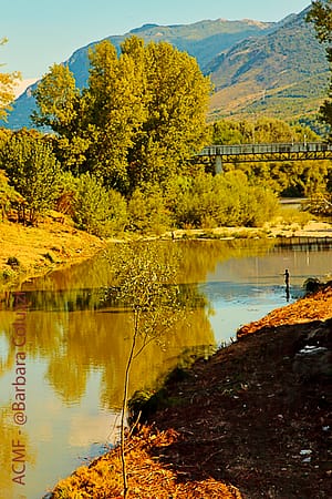 Pescando sul fiume Liri