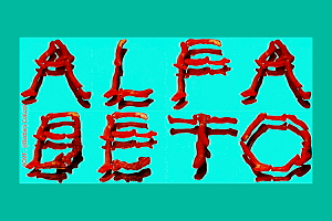 Alfabeto di corallo rosso - Red coral alphabet